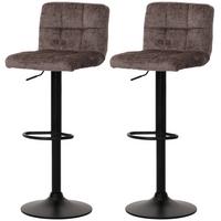BARHOCKER Braun 2er-Set - Braun, Textil (38/107/41cm) - MCW