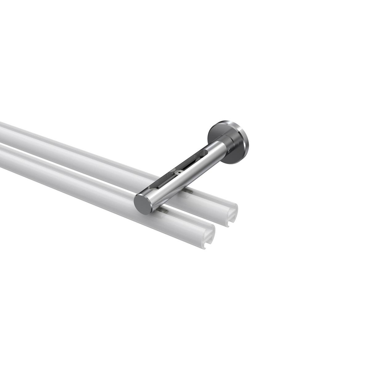 TRÄGER FÜR GARDINENSTANGEN INNENLAUF 20 mm Ø, Siteno Langloch 1 bis 3-läufig, Chrom - Chromfarben, Metall (13/4/4cm) - INTERDECO