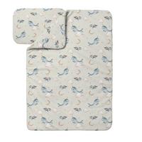 BABY Bambus-Bettwäsche Wale - Olivgrün, Textil (90/120cm) - waldin