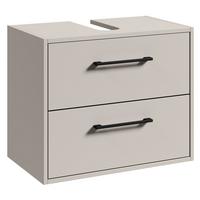 WASCHBECKENUNTERSCHRANK Florence 2 Schubladen Cashmere - 60 x 35 x 47 cm - Kaschmir, Holz (60/50/35cm) - Badplaats