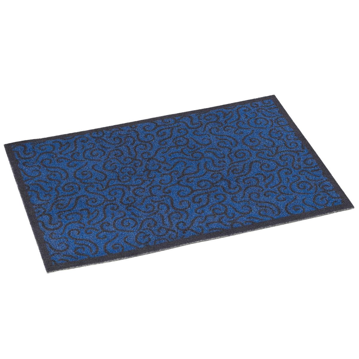 FUSSMATTE SAUBERLAUF SUPERCLEAN - Blau, Textil (40/60cm) - Pergamon