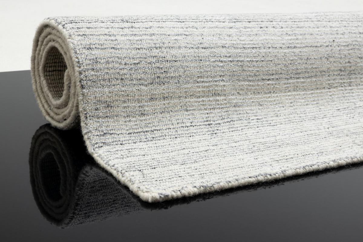 HANDLOOMTEPPICH Tinnum 190x290 cm - Silberfarben, Textil (190/290cm) - Sansibar SYLT