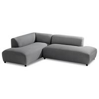 GARTENSOFA CALABRIA dunkelgrau - Dunkelgrau, Kunststoff (251/74/193cm) - IDIMEX