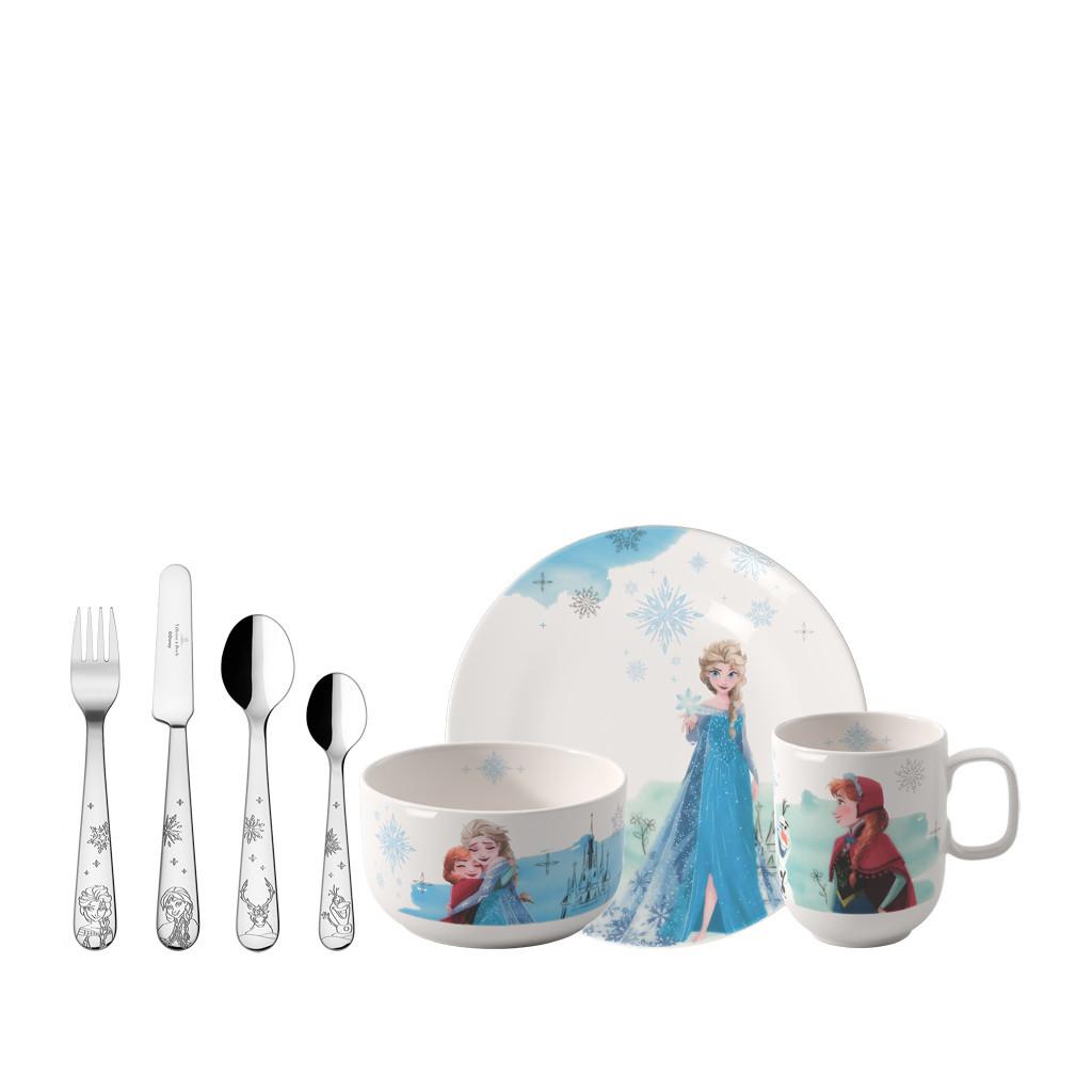 KINDERGESCHIRR-SET Disney Frozen bunt 7-tlg. - Multicolor, Keramik/Metall (13.3/23.2/26.6cm) - Villeroy & Boch
