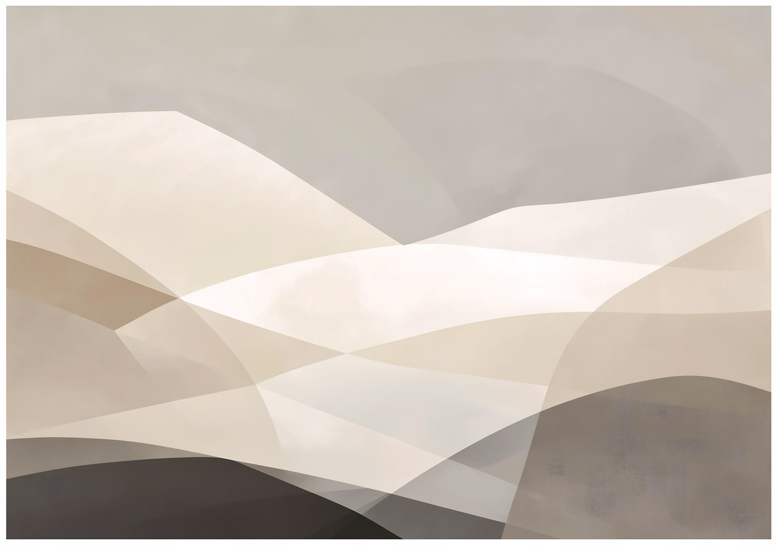 FOTOTAPETE Abstrakt Boho Beige 350x250 cm - Multicolor, Papier (350/250cm) - Wallarena