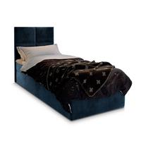 BOXBETT LENA 90 90x200 cm mit Matratze und Topper - Blau - Blau, Holz (90/200cm) - MASSENO