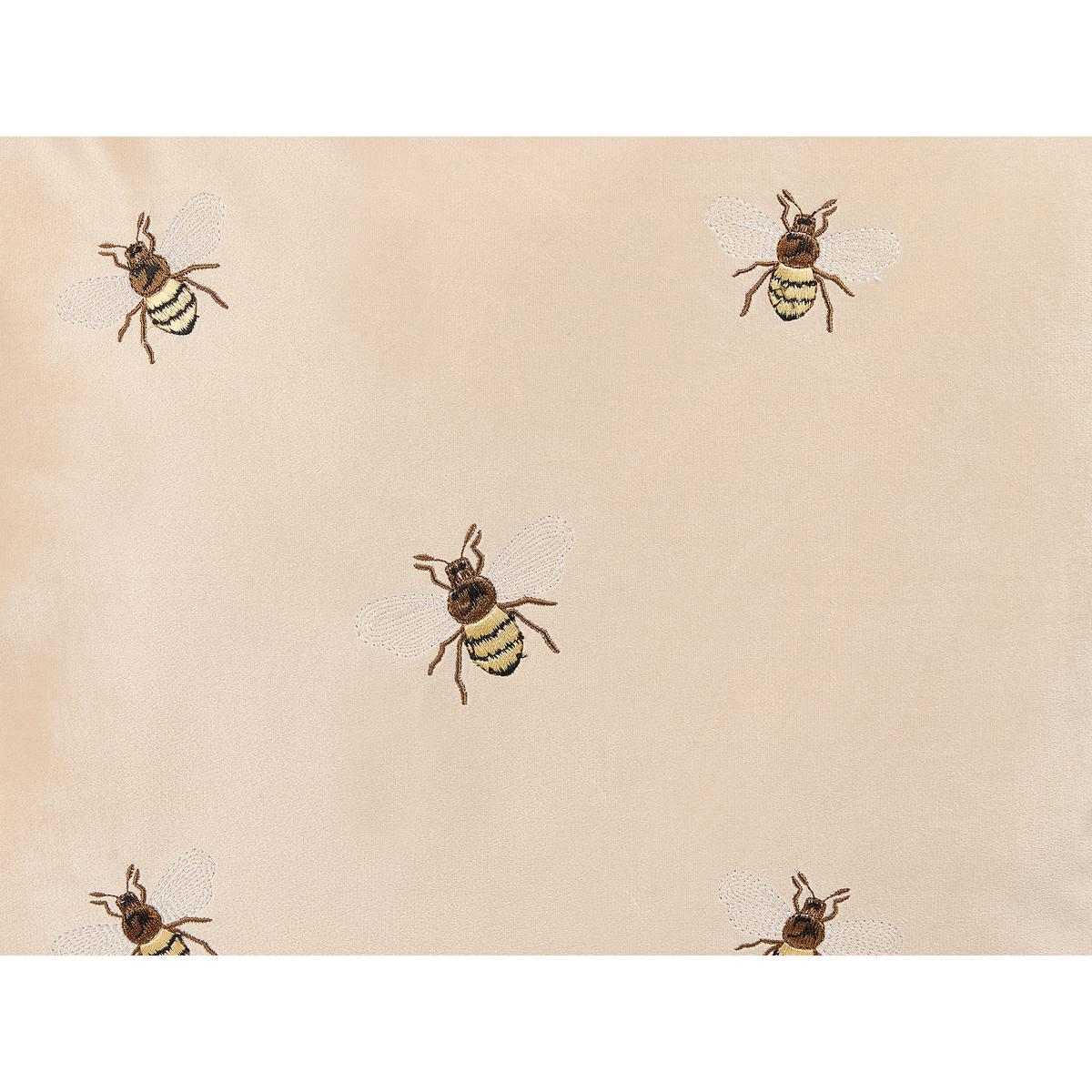 DEKOKISSEN 2er-Set Beige 45/45 cm Talinum - Beige, Textil (45/45cm) - Beliani