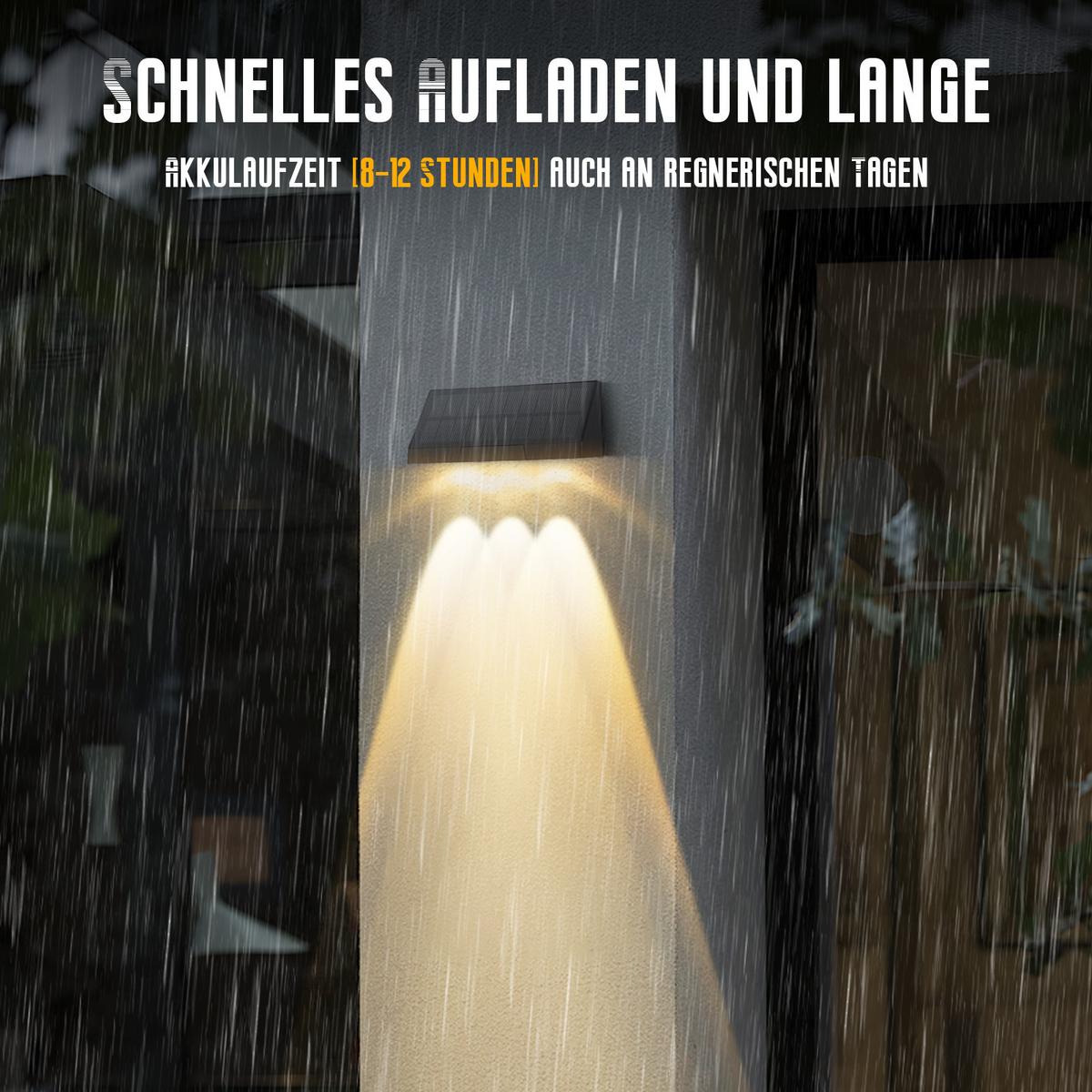 WANDLEUCHTE XYPH 5.7/5/14 cm （4er-set） - Schwarz, Metall (5/7/14cm) - ZMH