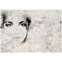 FOTOTAPETE Frau Abstrakt Grau 368x254 cm - Multicolor, Papier (368/254cm) - Wallarena
