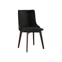 STUHL Monti 5, Holzfarbe: Nuss - Walnussfarben/Schwarz, Holz (48/83/53cm) - MIRJAN24