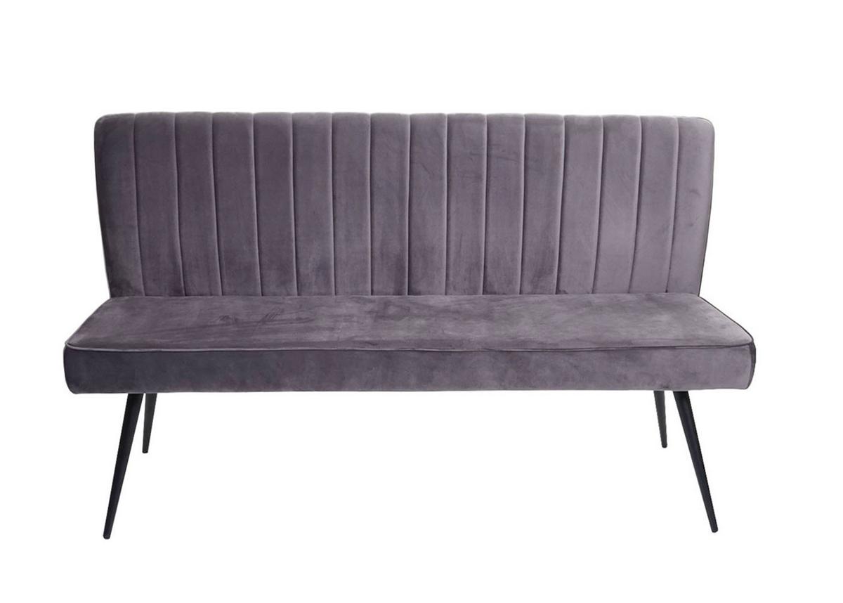 ESSZIMMER-SET Grau 5er-Set - Grau, Textil (160/90/64cm) - MCW