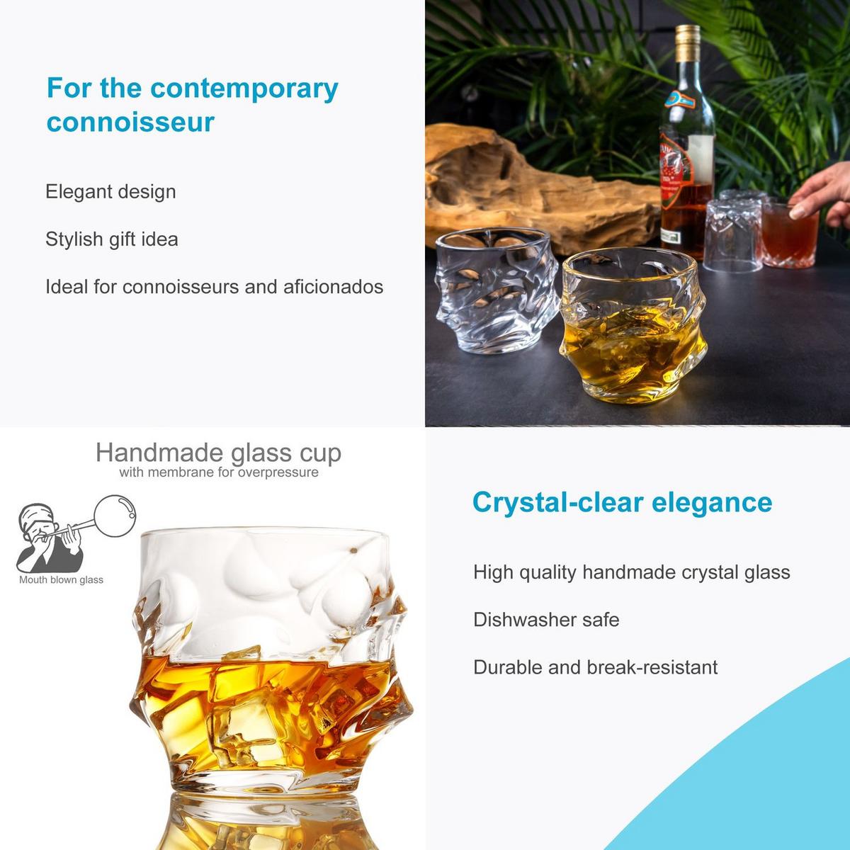 WHISKY GLAS Set (2-tlg.) - Transparent, Glas (0.3L) - Intirilife
