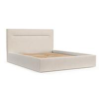 POLSTERBETT Liline 160/200 cm Ecru im Asti Stoff - Ecru/Schwarz, Holz/Holzwerkstoff (160/200cm) - AltaBeds
