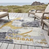 OUTDOORTEPPICH Rantum Beach 100x200 cm - Grau, Textil (100/200cm) - Sansibar SYLT