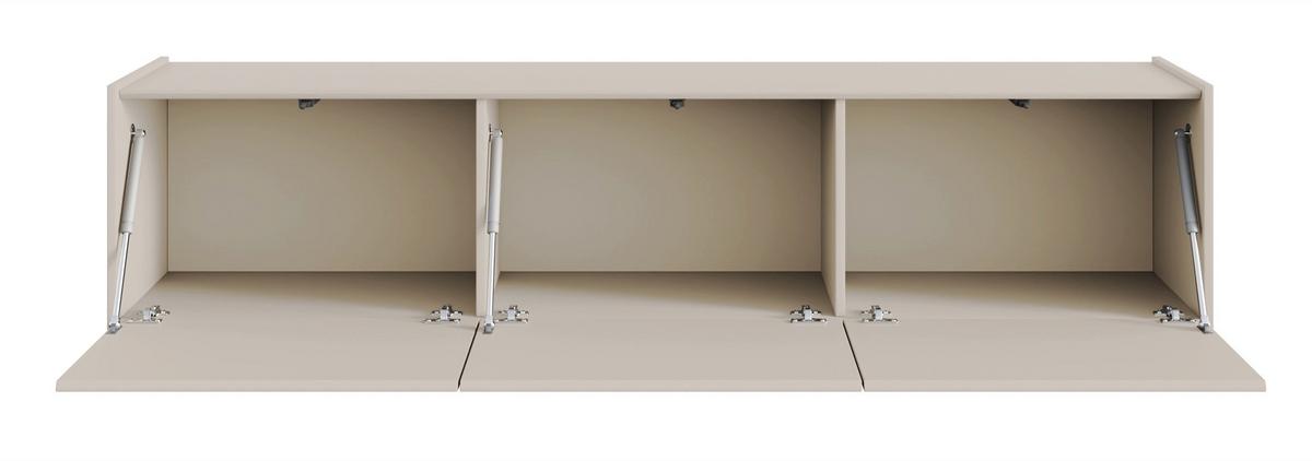 TV-LOWBOARD Magro 2-türig hängend oder stehend, Kaschmirgrau, 180 cm - Taupe, Holzwerkstoff (180/46.2/39cm) - Selsey