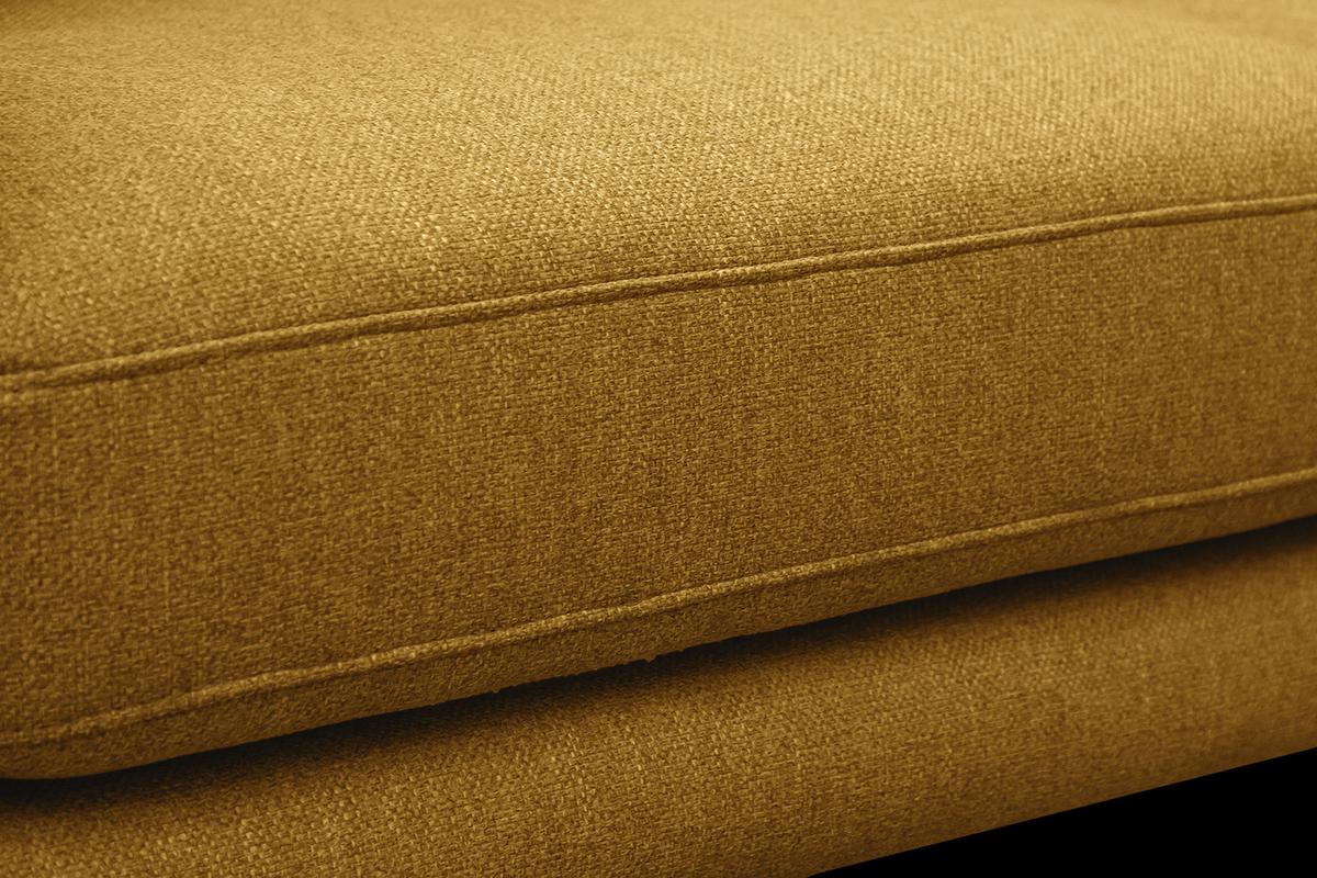 SOFA MEDIOLANE 2,5-Sitzer, dunkelgelb - Dunkelgelb, Holzwerkstoff/Textil (203/87/96cm) - Wozimo