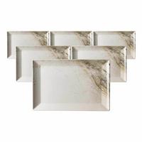 PLATTEN Arezzo braun 30 x 20 cm 6er Set - Braun, Keramik (20/2.5/30cm) - Ritzenhoff Breker