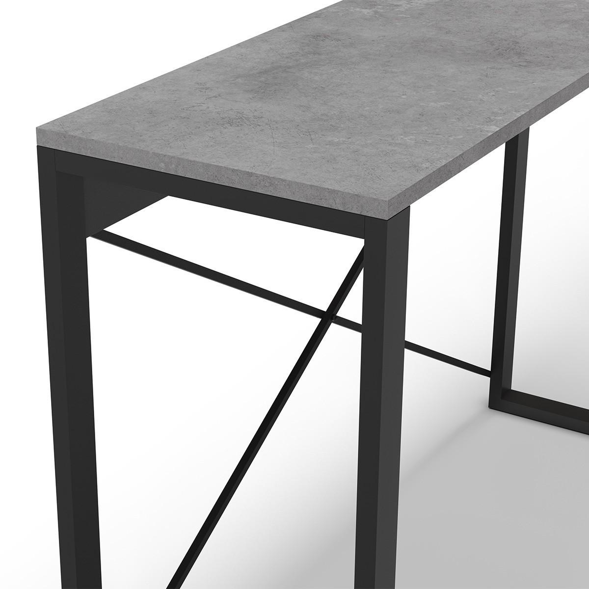 KONSOLE Archie - 110/35/76 cm - Grau, Holzwerkstoff (17/35/76cm) - Calicosy