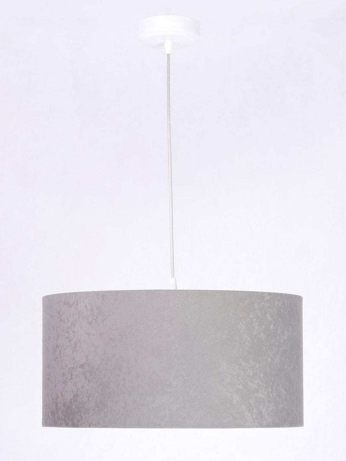 HÄNGELEUCHTE Grau 40/20 cm - Weiß/Grau, Kunststoff (40/0.6/20cm) - ONZENO