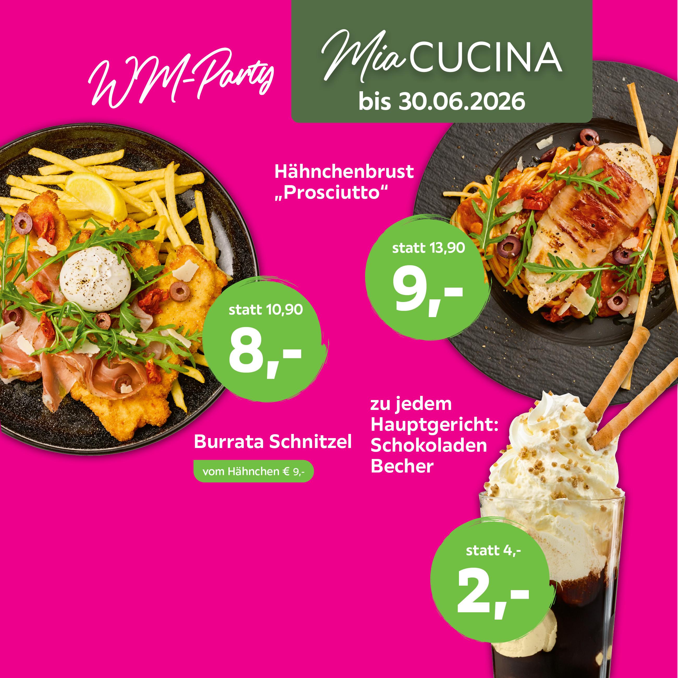Mia Cucina bis 30.06.2026