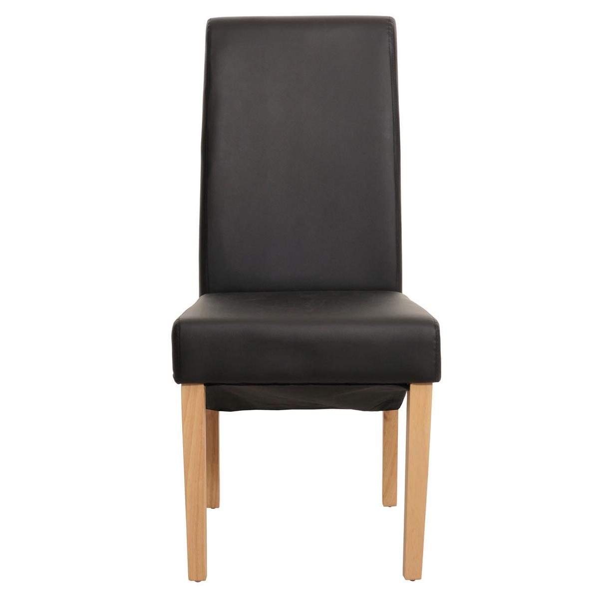 ESSZIMMERSTUHL Schwarz, Braun 6er-Set - Schwarz/Braun, Textil (46/99/50cm) - MCW