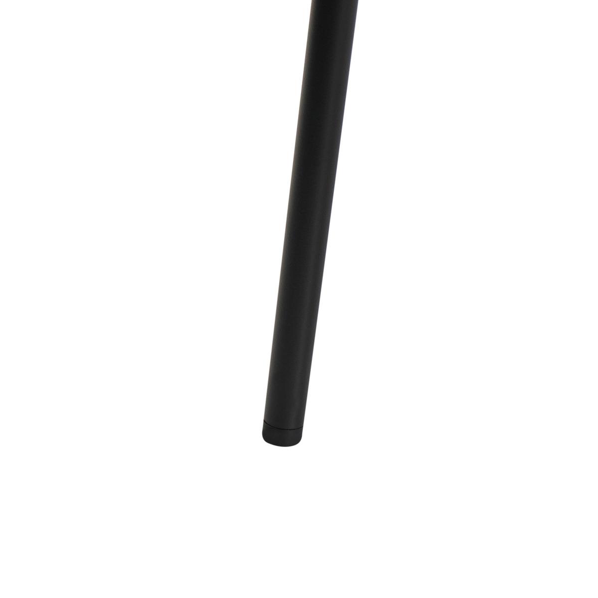 SESSEL Schwarz Ausvika - Schwarz/Weiß, Textil (70/74/71cm) - Beliani