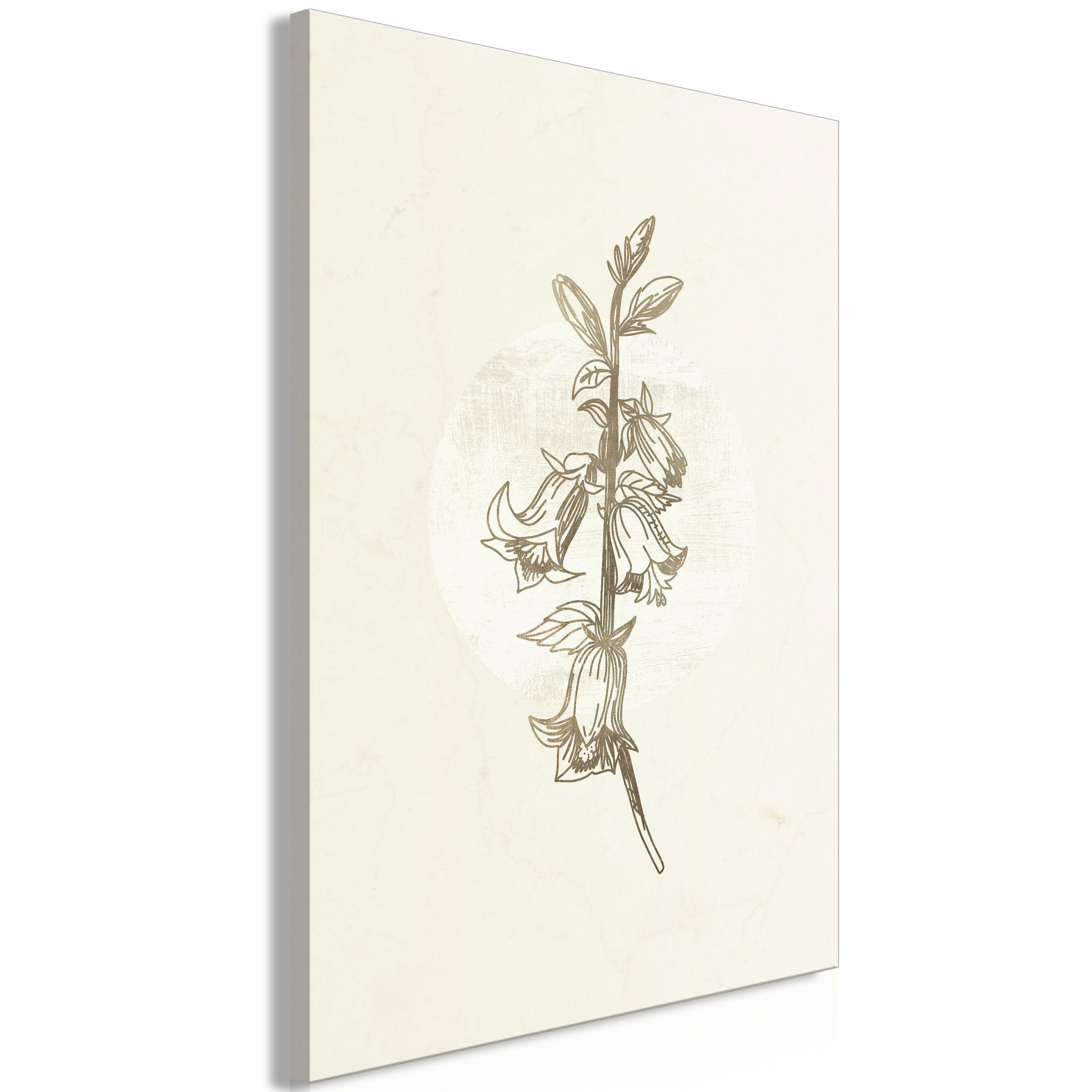 KUNSTDRUCK Beige 40/60 cm - Beige/Braun, Textil (40/60cm) - KUNSTLOFT