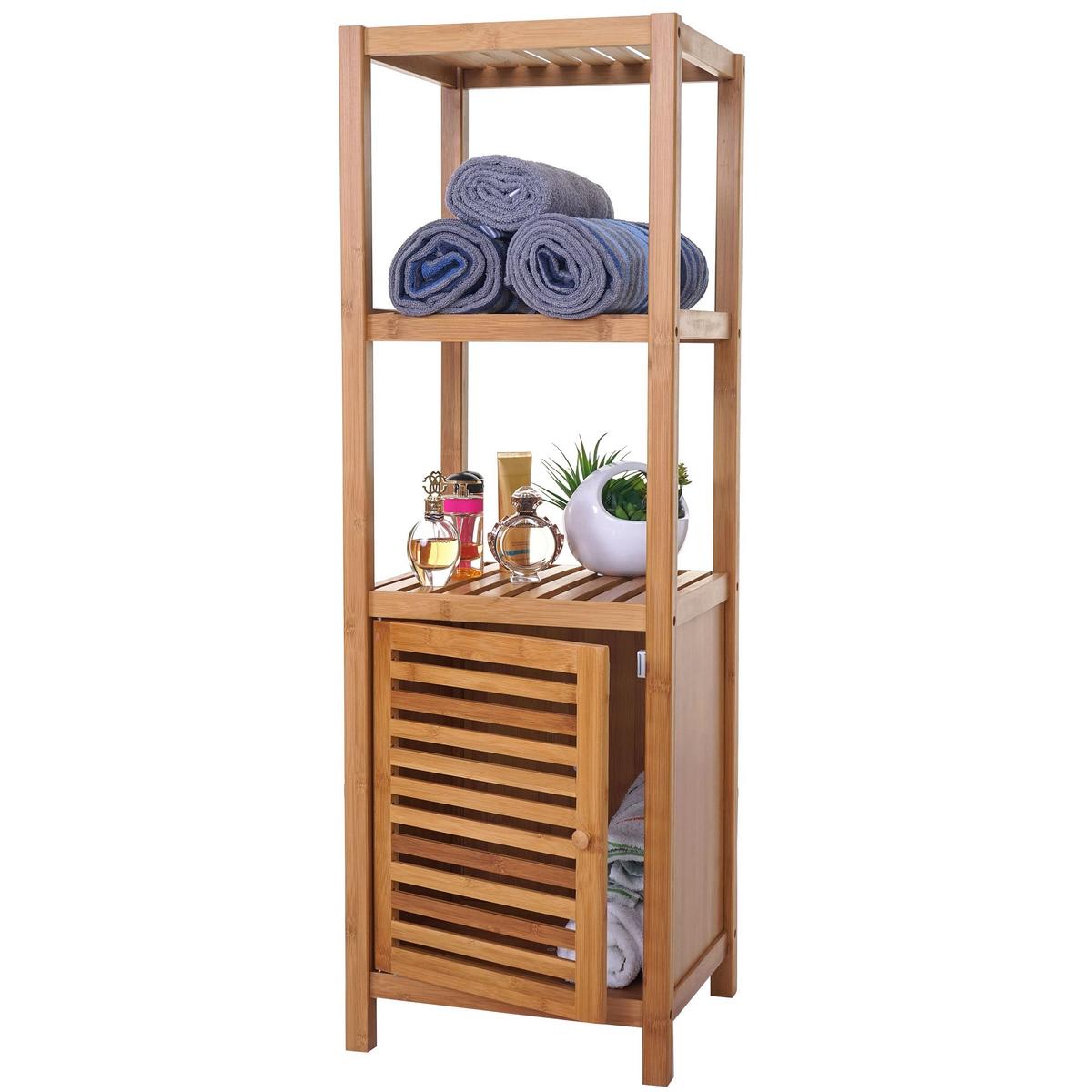BADEZIMMERSET Braun 5er-Set - Braun, Holz (36/140/34cm) - MCW