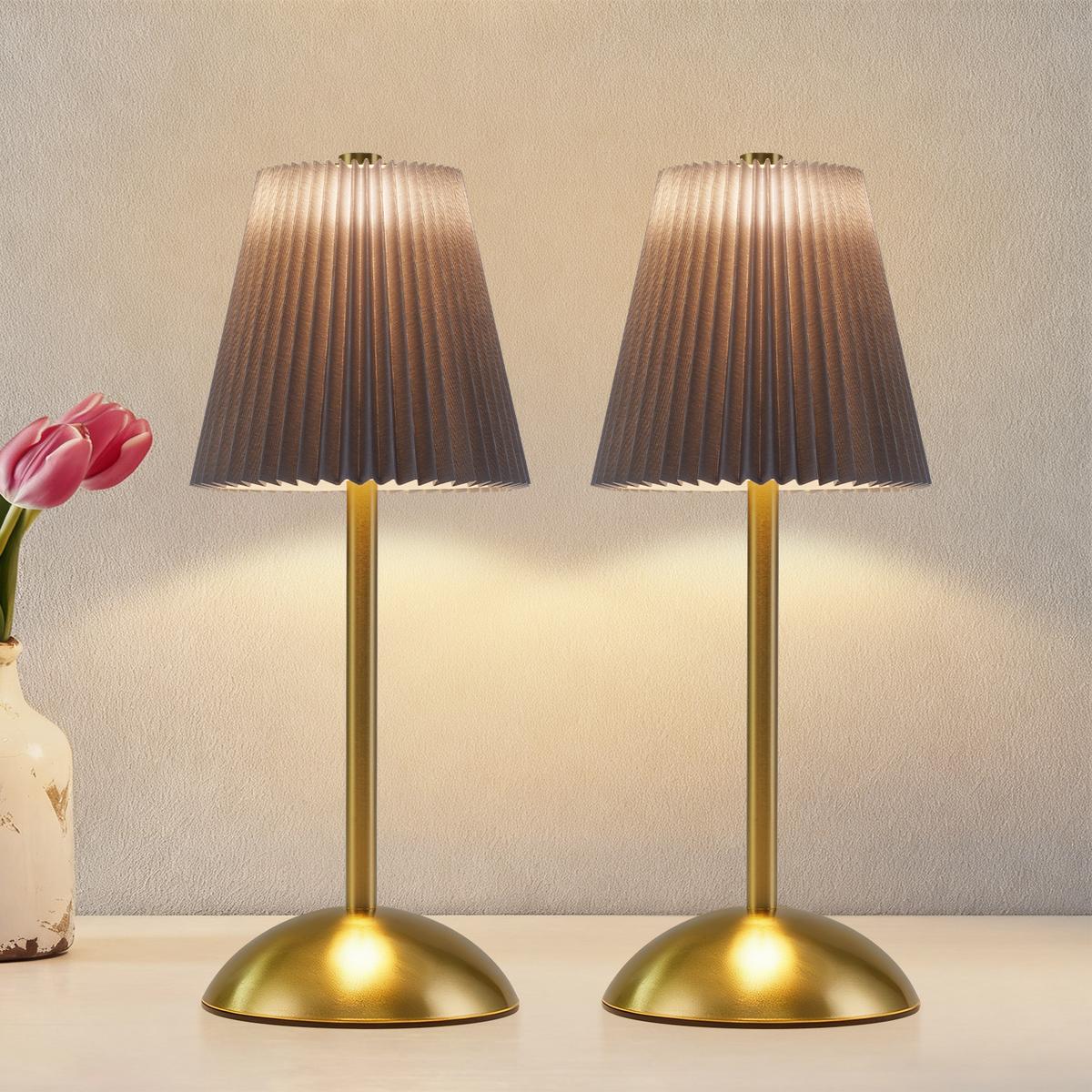 LED TISCHLAMPE Luxora 11.5/11.5/30 - Blau, Metall (11.5/11.5/30cm) - ZMH