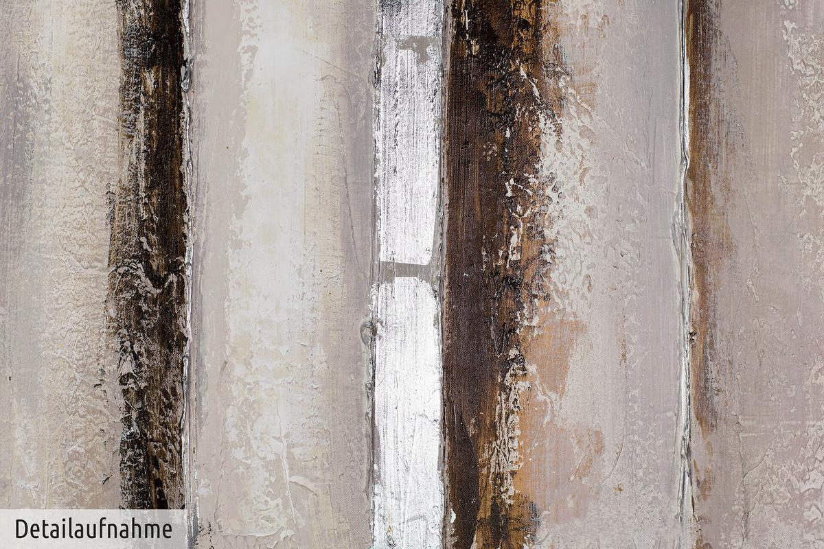 ÖLGEMÄLDE 150/50 cm - Beige/Braun, Holz/Textil (150/50cm) - KUNSTLOFT