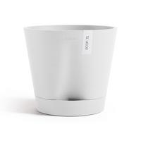 BLUMENTOPF Venice 30/27,5 cm Weiß - Weiß, Kunststoff (30/27.5cm) - Ecopots