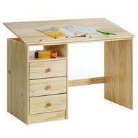 KINDERSCHREIBTISCH KEVIN natur - Naturfarben, Holz (115/73/60cm) - IDIMEX
