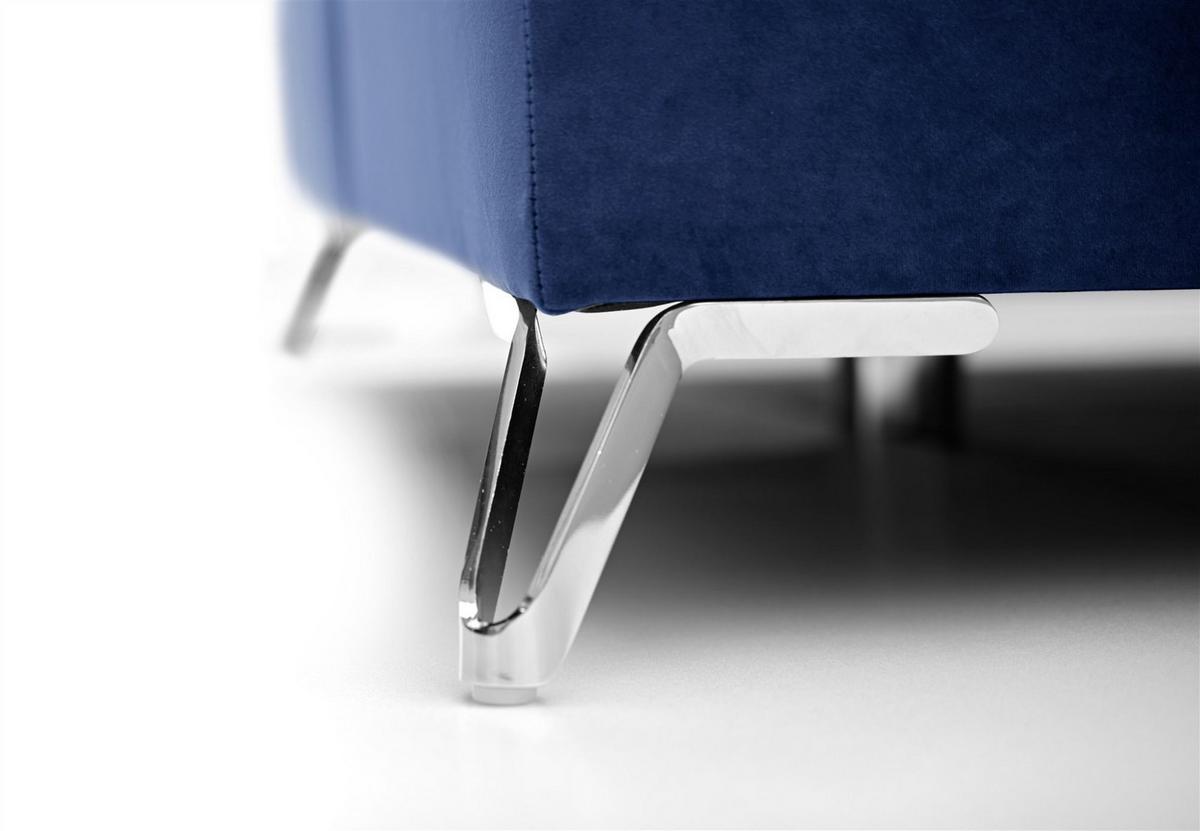BOXSPRINGBETT Agnus - Blau, Holzwerkstoff/Textil (200/200cm) - Fun Möbel