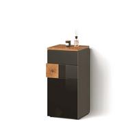 MIDISCHRANK Tanaro Anthrazit 40 x 84 cm - Anthrazit, Holzwerkstoff (40/84/37cm) - Livinity®