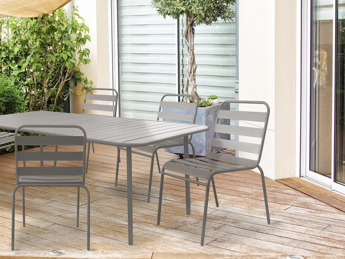 GARTENSESSEL bilbao Taupe - Taupe, Metall (55/84/59cm) - Habitat Garten