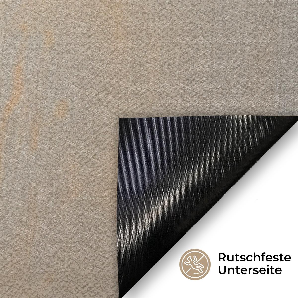 FUSSMATTE Osterhase - Pastell - Eier Schmutzmatte 90x60 cm - Beige/Multicolor, Kunststoff (60/90cm) - MuchoWow