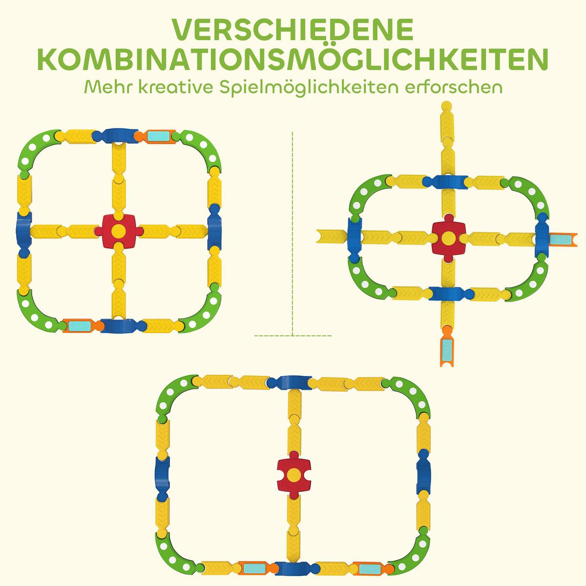 KINDER-BALANCIERBALKEN Kunststoff Mehrfarbig - Multicolor, Kunststoff (176/10.5/176cm) - AIYAPLAY