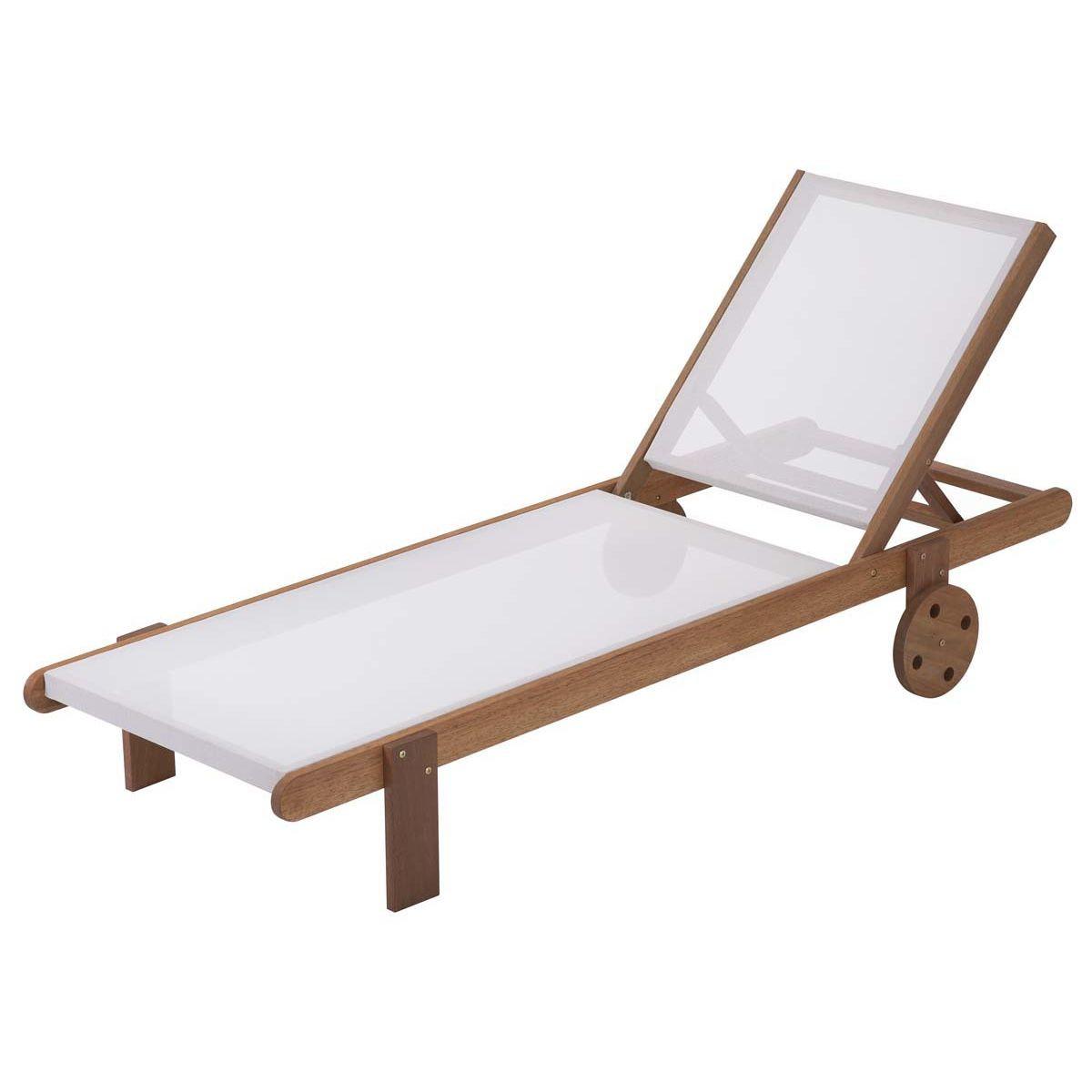 SONNENLIEGE saïgon Ekru - Beige, Metall (71/80/193cm) - Habitat Garten