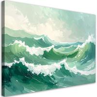 LEINWANDBILD Natur und Botanik 60x40cm - Grün, Textil (60/40cm) - Feeby