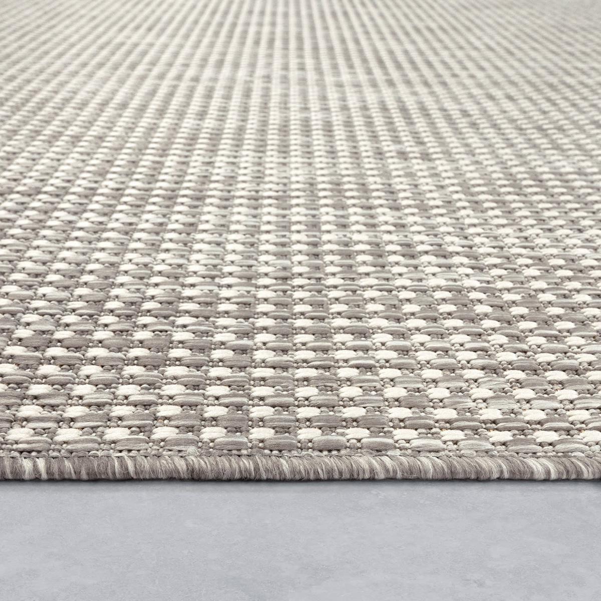 OUTDOORTEPPICH, in Naturoptik, Grau, 80 x 150 cm - Grau, Textil (150/80cm) - KADIMA DESIGN