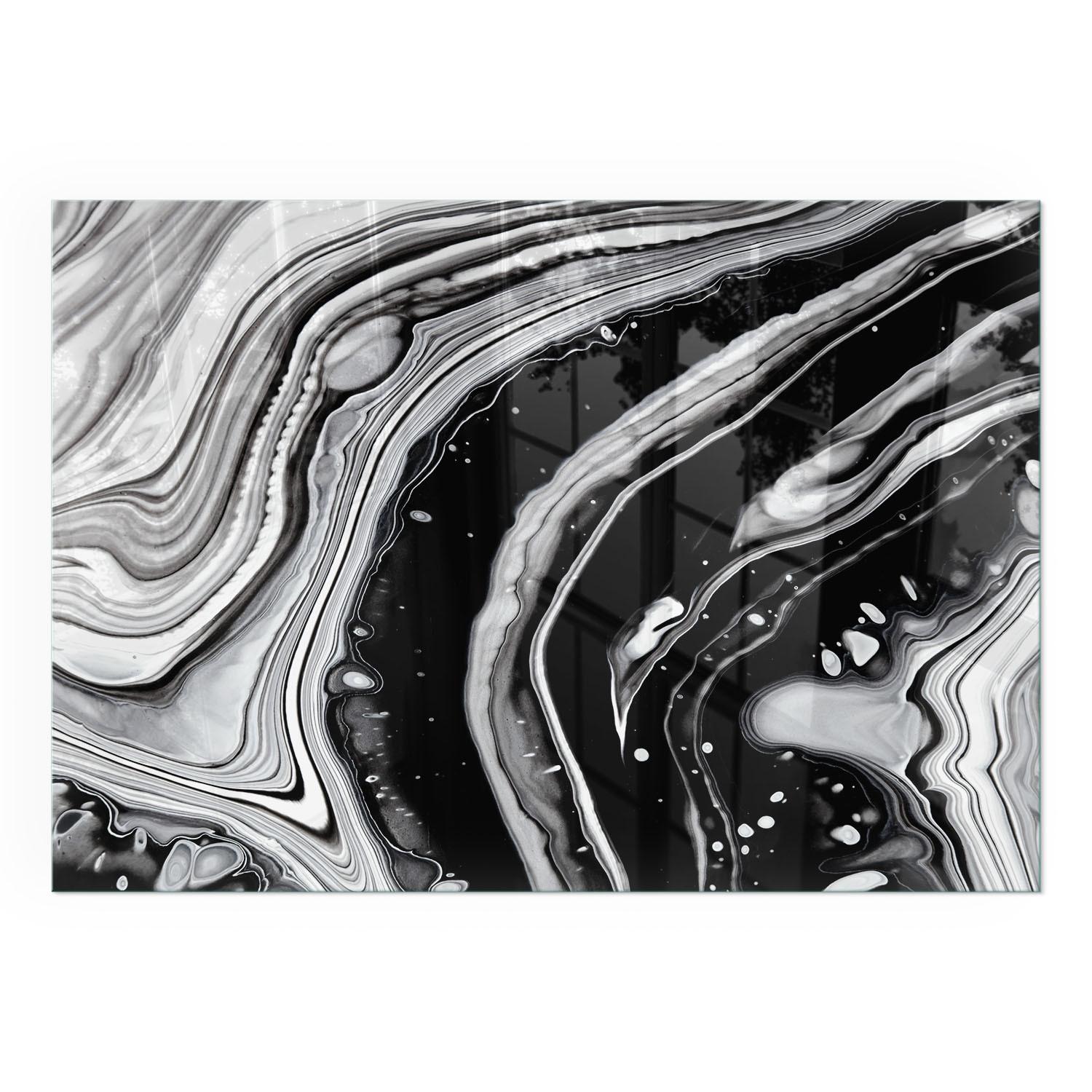 GLASPLATTE für Kamin 100x70 cm - Multicolor, Glas (100/70/0.4cm) - TULUP