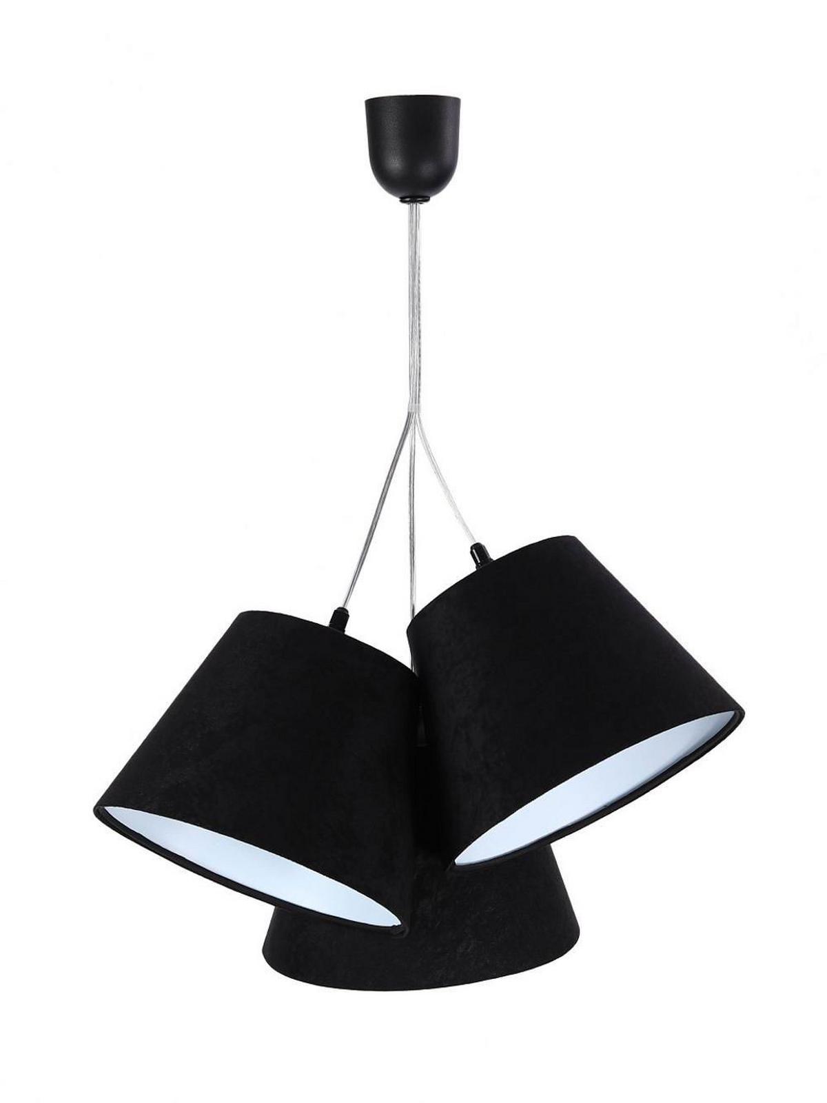 HÄNGELEUCHTE Schwarz 26/19 cm - Weiß, Kunststoff (26/0.8/19cm) - ONZENO