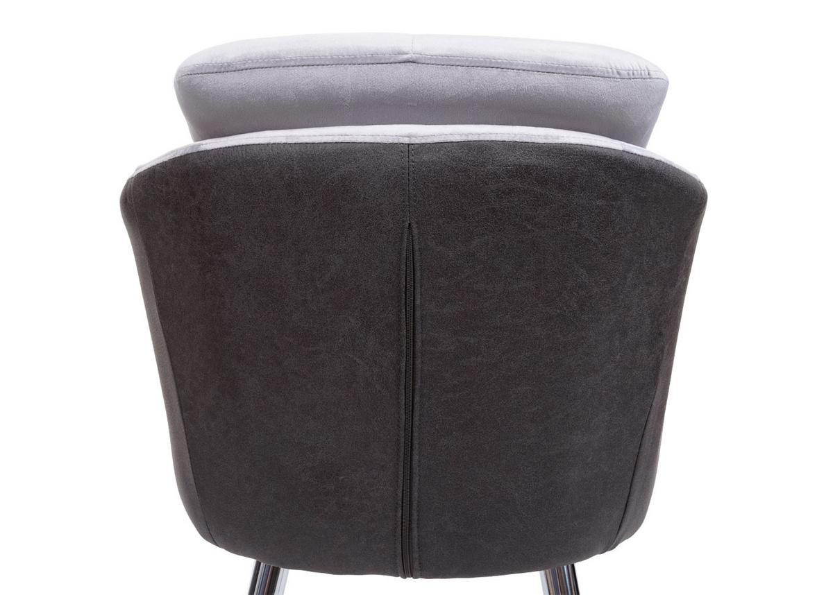 ESSZIMMERSTUHL Grau - Grau, Textil (61/88/68cm) - MCW