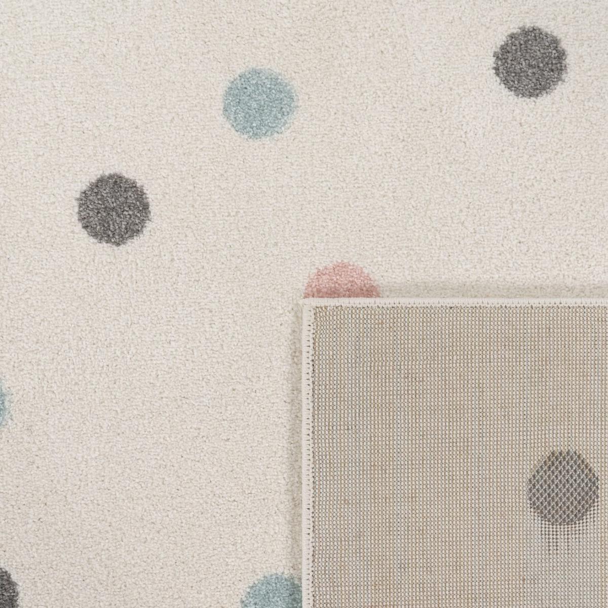 KINDERTEPPICH, mit Punkte-Muster, Mehrfarbig, 80 x 150 cm - Multicolor, Textil (150/80cm) - KADIMA DESIGN