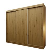 SCHWEBETÜRENSCHRANK SOFIA 240/216/61 cm 3-türig Eiche Artisan - Eiche Artisan, Holzwerkstoff (240/216/61cm) - MASSENO