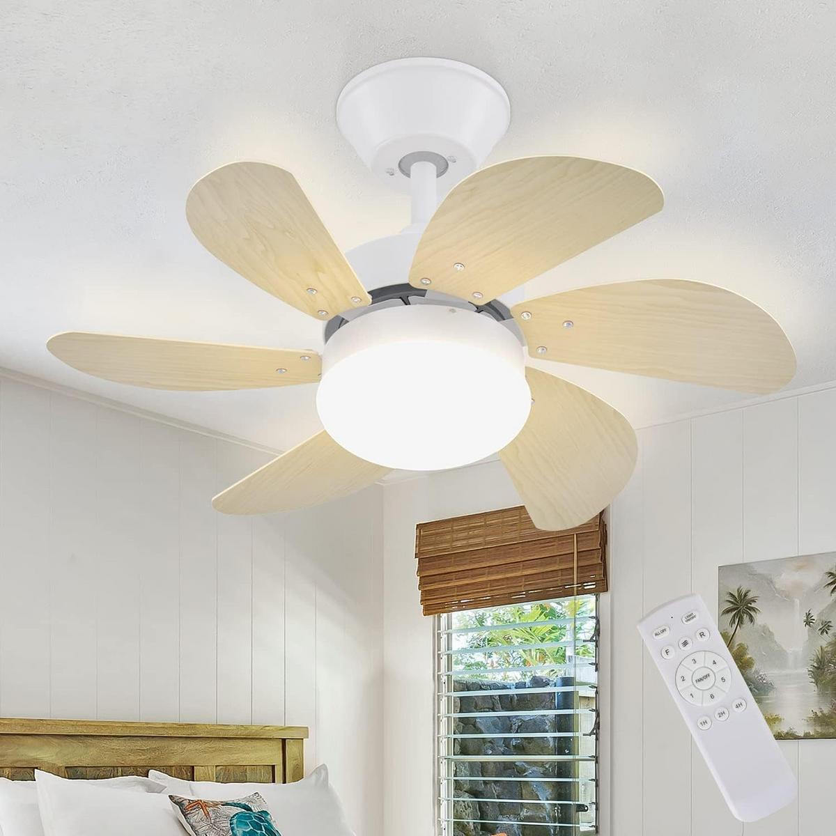 DECKENVENTILATOR Dravin 75/75/42.5 cm - Braun, Kunststoff/Metall (75/75/42.5cm) - ZMH