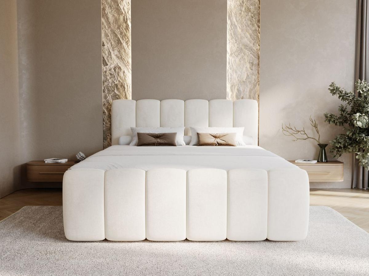 BOXBETT Cloud 140x200 Beige - Beige, Holz/Textil (140/200cm) - Graingold