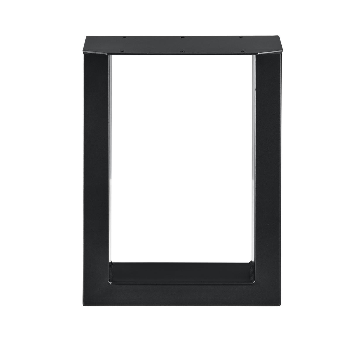TISCHGESTELL-SET 2 TLG. Makers - Schwarz, Metall (30/43/8cm) - [en.casa]