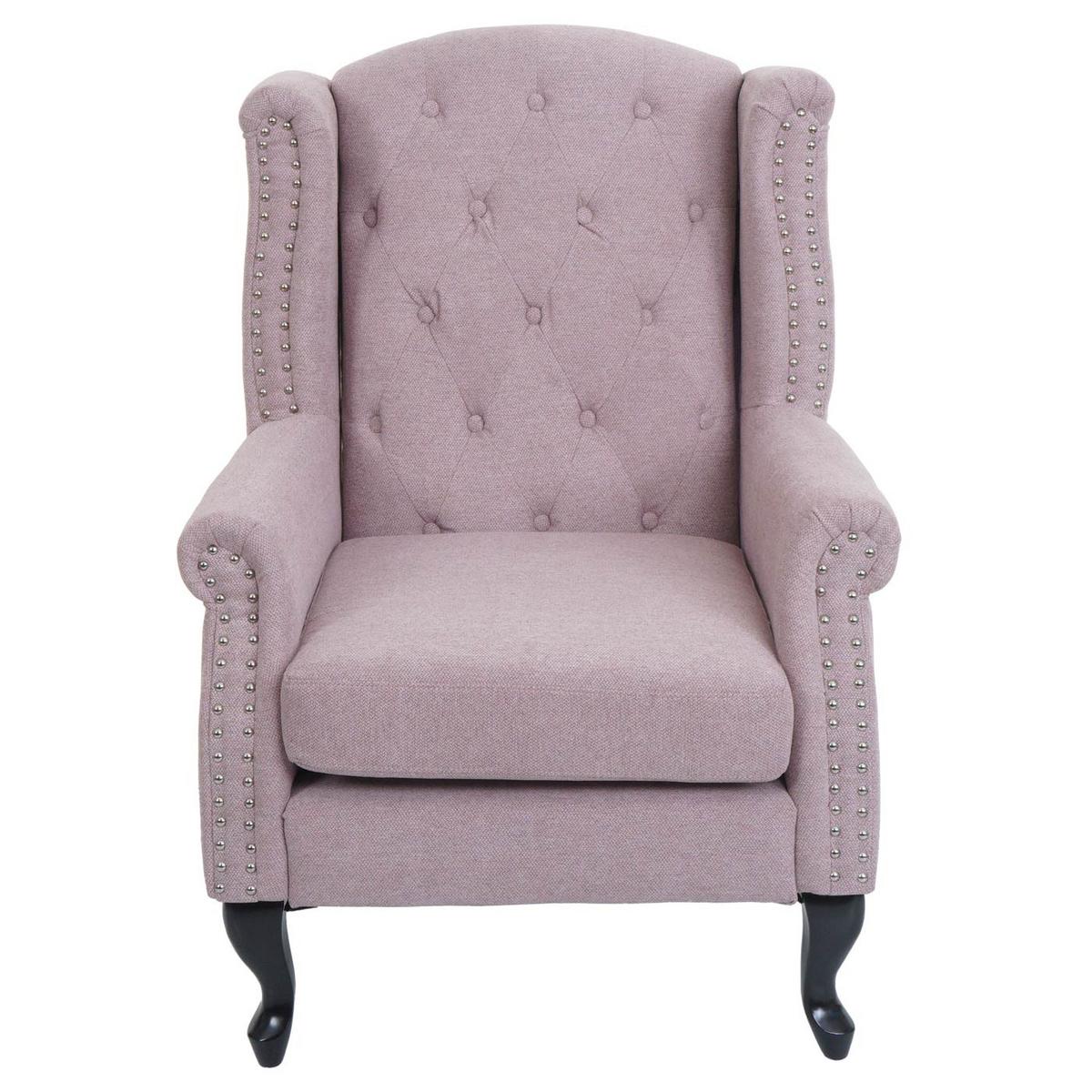 RELAXSESSEL Hellrosa - Hellrosa, Textil (75/102/80cm) - MCW
