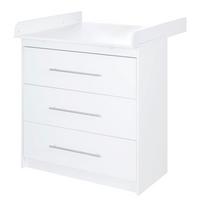 WICKELKOMMODE Maren - Weiß, Holzwerkstoff/Metall (88.5/98/75cm) - Roba